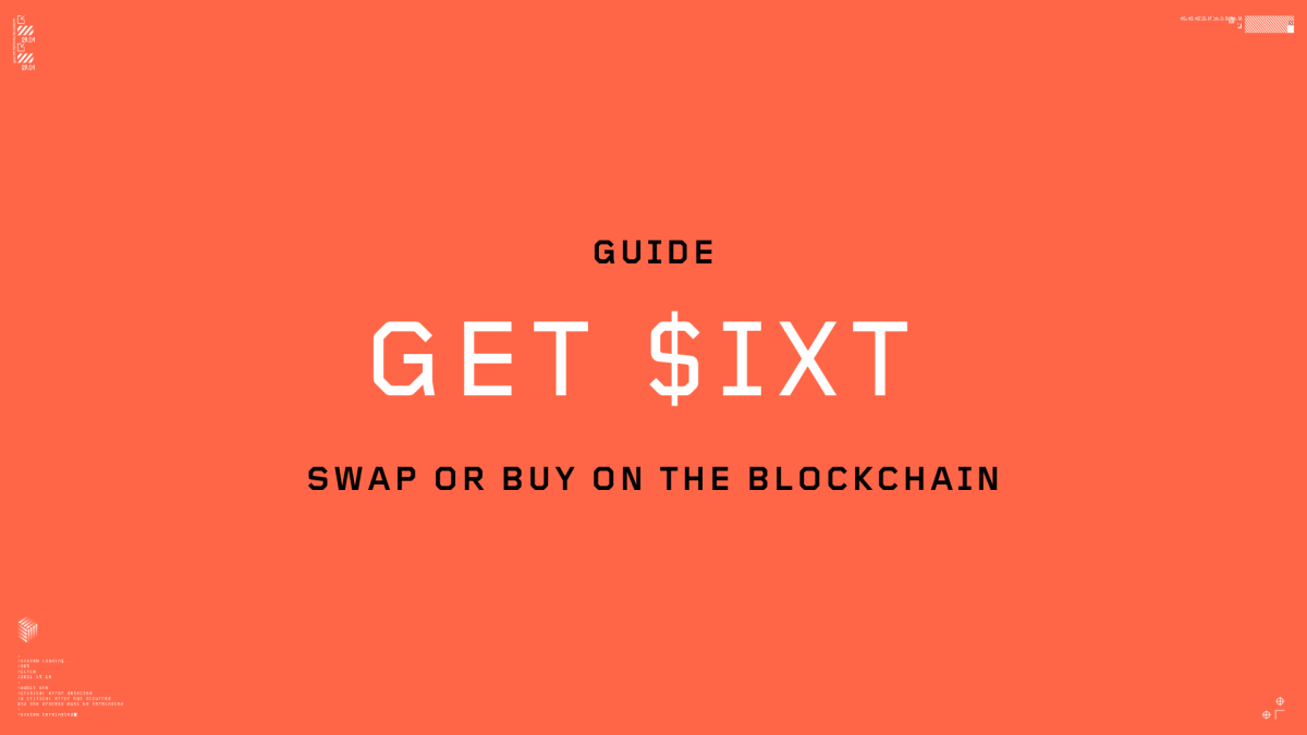 GUIDE: Get IX Token (IXT)